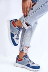 Damskie Sneakersy Big Star LL274421 Niebieskie