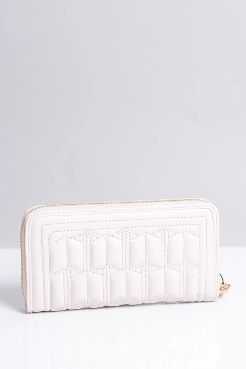 Duży Damski Pikowany Portfel Nobo Pudrowy Róż