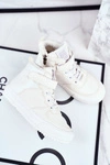 Dziecięce Ocieplane Sportowe Buty Big Star GG374041 Białe