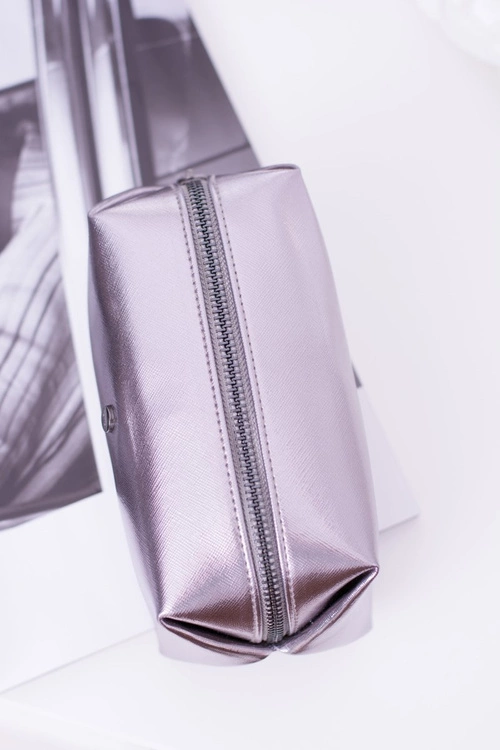 Kosmetyczka Saszetka Monnari Metaliczny Szary