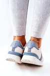 Sportowe Buty Memory Foam Big Star II274397 Szaro-Niebieskie