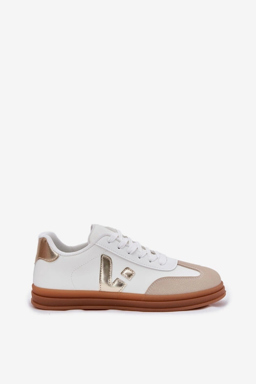 Sneakersy Damskie Eko Skórzane Białe Micca