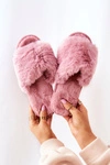 Papcie Damskie Z Futerkiem Różowe Trusted