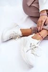 Damskie Sneakersy Memory Foam System Big Star LL274417 Białe