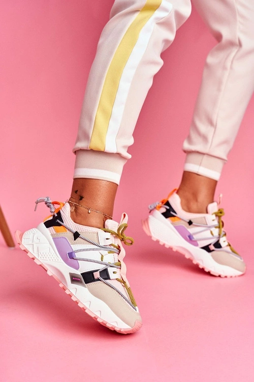 Damskie Sportowe Obuwie Różowe LA91 Be One