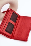 Damski Pojemny Portfel Czerwony Aenima