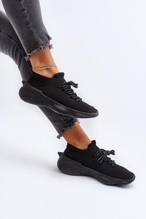 Wsuwane Buty Sportowe Damskie Czarne Juhitha