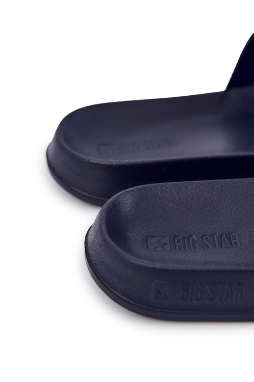 Męskie Klapki Big Star JJ174507 Granatowe