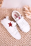 Dziecięce Skórzane Trampki Z Gwiazdą BIG STAR DD374102 Białe