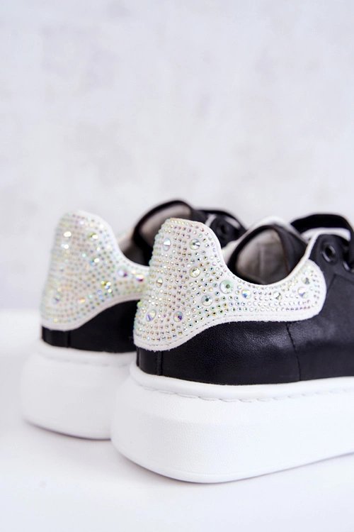 Damskie Buty Sportowe GOE JJ2N4052 Czarno-Białe