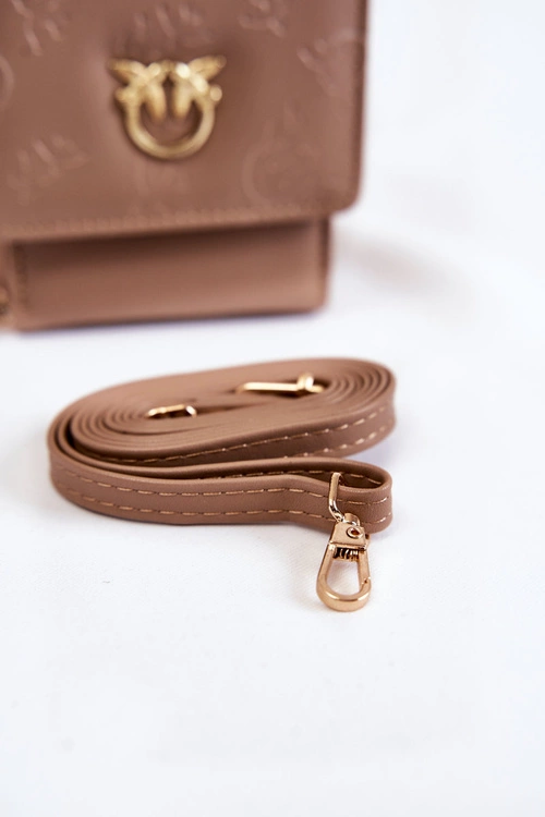 Modna Torebka Portfel 2w1 Z Tłoczeniem Beżowa Savano