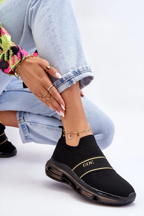 Damskie Wsuwane Sportowe Buty GOE LL2N4032 Czarne