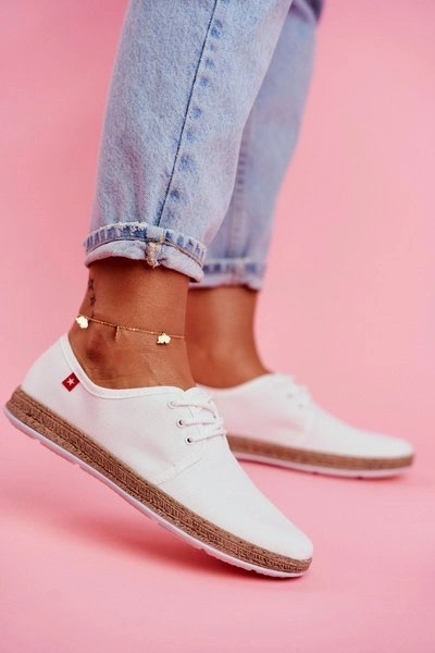 Espadryle Damskie Big Star Białe FF276043