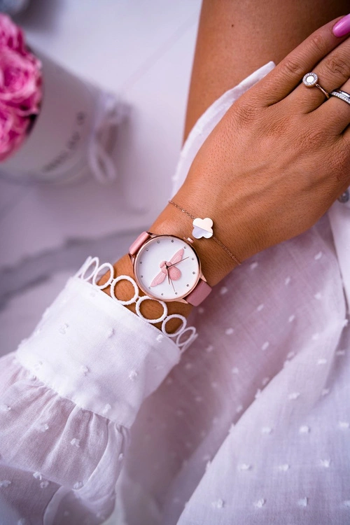 Damski Zegarek Michael John Różowy Ivaria