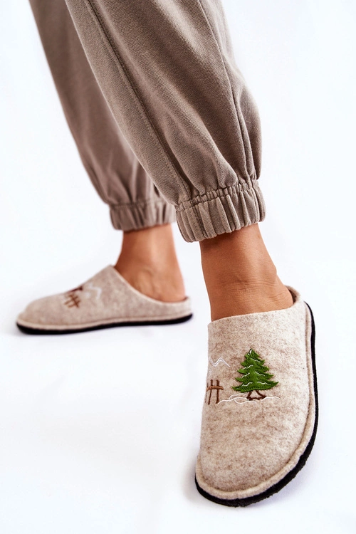 Domowe Papcie Big Star KK276016 Beżowe