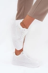 Sneakersy Damskie Na Platformie Big Star SS274590 HI-POLY SYSTEM Białe