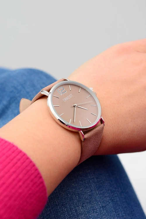 Damski Zegarek Ernest Claire Brązowy