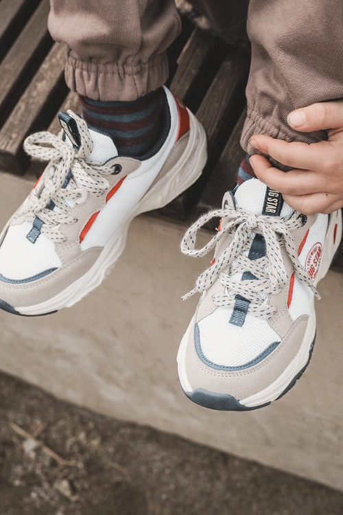 Dziecięce Buty Sportowe Memory Foam System Big Star JJ374269 Białe