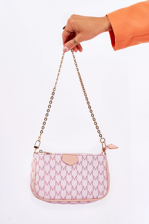 Damska Torebka Z Portmonetką 3w1 Różowa Bormea