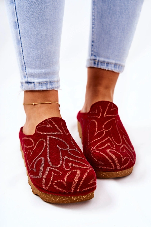 Papcie Klapki Profilaktyczne Inblu DK07-016 Czerwone