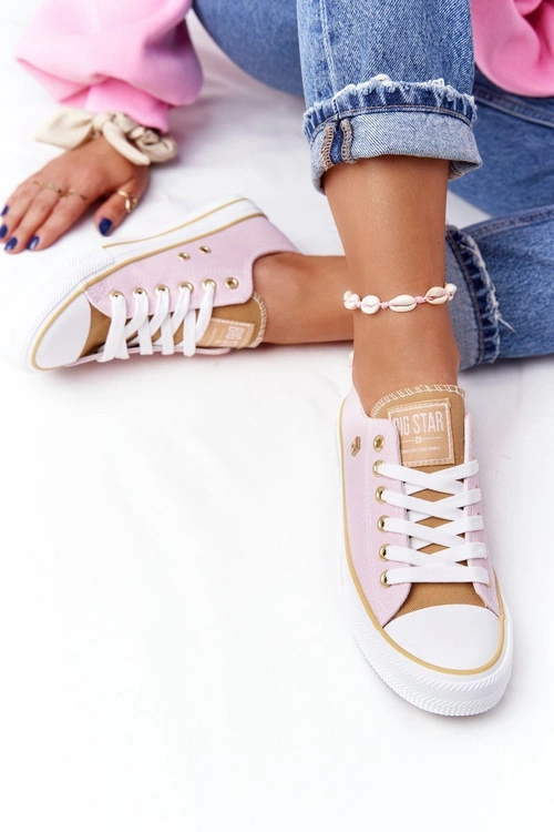 Klasyczne Damskie Trampki BIG STAR HH274455 Różowe