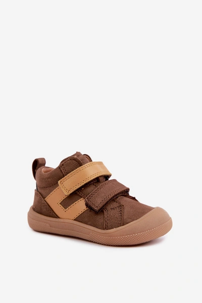 Skórzane Trzewiki Półbuty Barefoot Dla Dzieci FRODDO G2130380-2 Brązowe