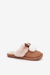 Kapcie Damskie Z Futerkiem Camel Nartani