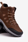 Męskie Klasyczne Buty Trekkingowe Brązowe Gometti