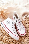 Dziecięce Wysokie Trampki BIG STAR II374004 Białe