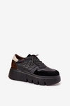 Buty Sportowe Sneakersy Damskie Na Platformie Vinceza 58565 Czarne