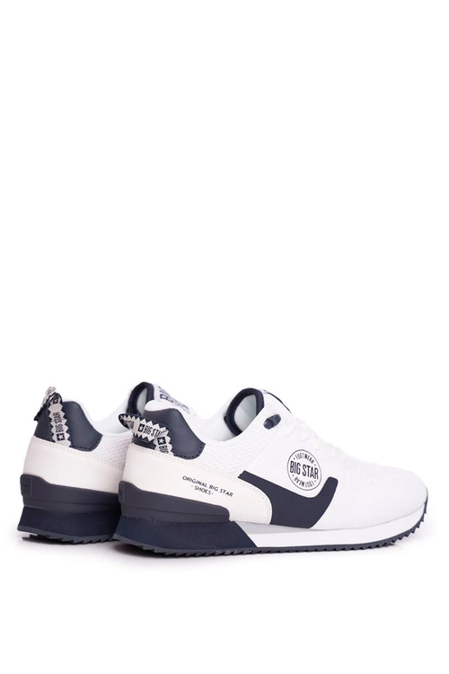 Sportowe Męskie Buty Big Star Białe FF174204