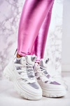 Sportowe Damskie Buty Białe Granto