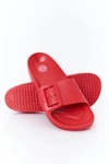 Klapki Damskie Big Star z Klamrą FF274A385 Czerwone