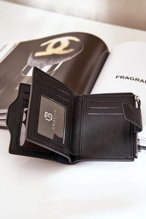 Portfel Damski Eko Skórzany Czarny Jezorea