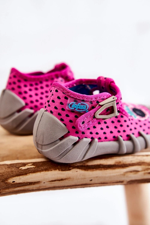Buty Papcie Befado Truskawki 110P455 Różowe