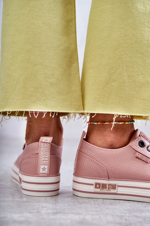 Niskie Damskie Trampki Big Star KK274016 Różowe