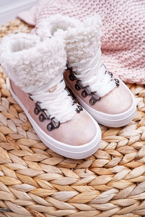 Trzewiki Dziecięce Dziewczęce Big Star Różowe EE374015