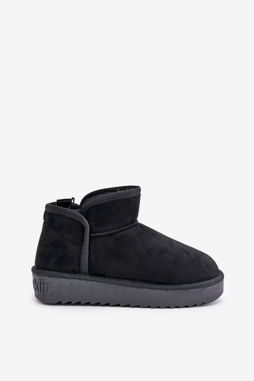 Śniegowce Na Platformie Damskie D.Franklin DFSH370010 Czarne