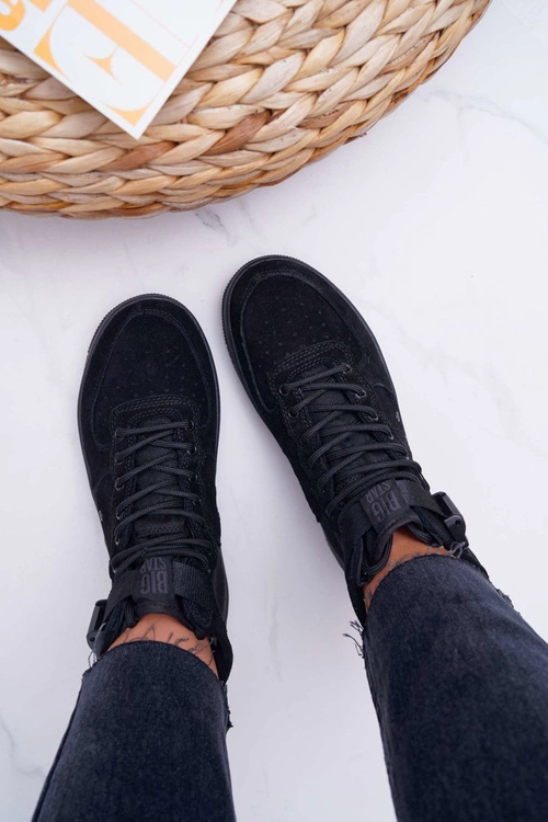 Sneakersy Damskie Trampki Czarne Big Star EE274662