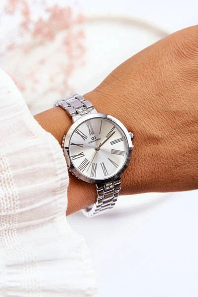 Damski Zegarek Z Jasną Tarczą Giorgio&Dario Srebrny