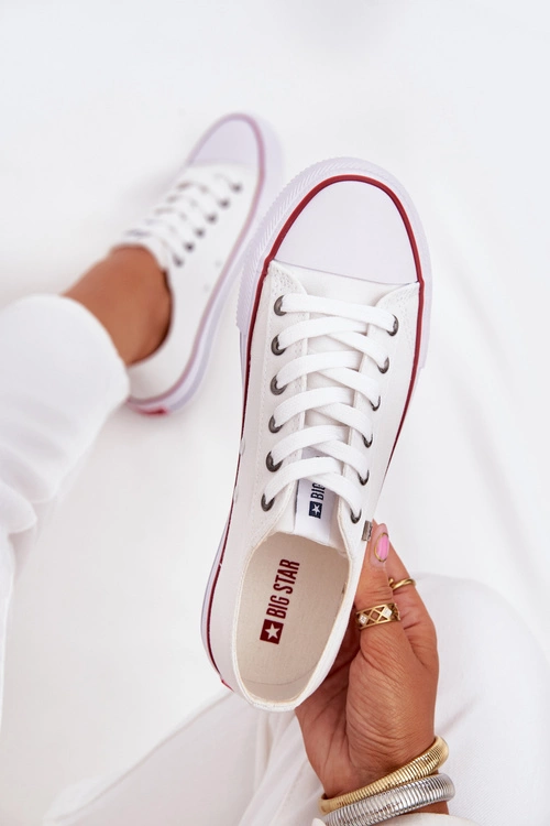 Trampki Damskie Niskie Big Star DD274A232 Białe