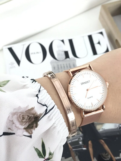 Damski Zegarek Ernest Lena Złoty