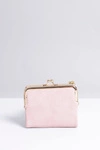 Mała Damska Portmonetka Pudrowy Róż