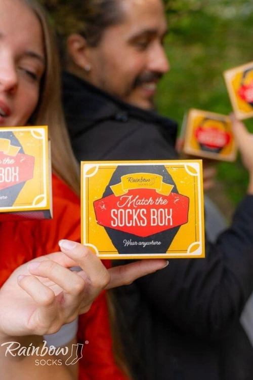 Skarpety MATCH BOX Zapałki 1 Para Rainbow Socks