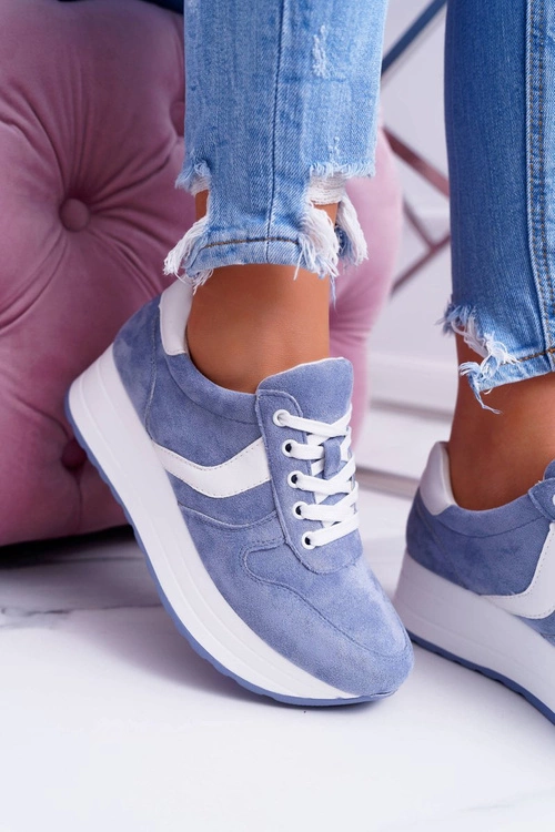 Sportowe Damskie Niebieskie Buty SportFreak