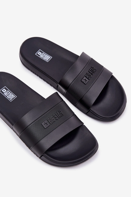 Klapki Męskie Big Star RR174A046 Czarne