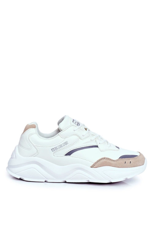 Sportowe Obuwie Męskie Big Star Białe GG174573