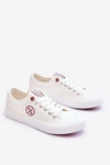 Damskie Materiałowe Tenisówki Cross Jeans LL2R4043 Białe