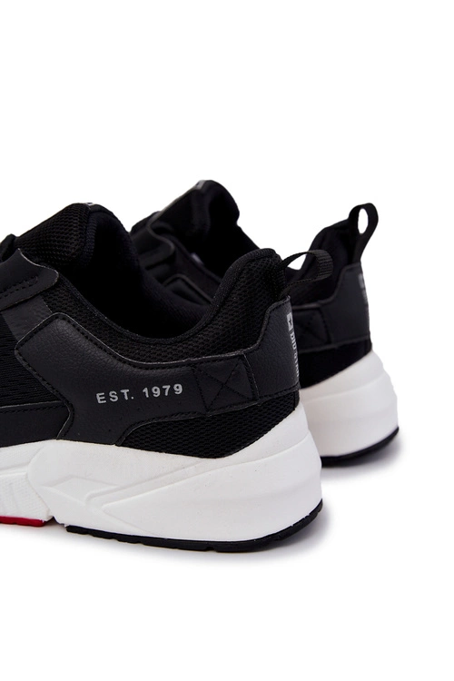 Męskie Sportowe Buty Sneakersy Big Star JJ174401 Czarne