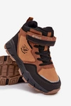 Buty Zimowe Trekkingowe Dziecięce Na Rzep Ocieplane Camel Miravie